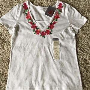 Women’s white tee.  Size S